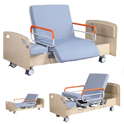 Medizinisches Krankenhausbett mit Premium-3-Funktion, elektrische medizinische Betten mit Rotationsfunktion, bewegliche Pflegehilfe mit leisen Rädern bis zu 530 Pfund Medizinisches Krankenhausbett mit Premium-3-Funktion, elektrische medizinische Betten mit Rotationsfunktion, bewegliche Pflegehilfe mit leisen Rädern bis zu 530 Pfund von Generic