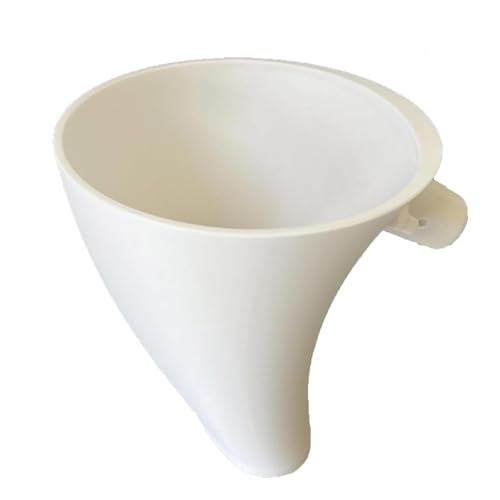 Mehltrichter für Kitchen Aid Mixer, Mehltrichter, Standmixer-Aufsatz für Kitchen Aid Ksm150 5, kippbarer Standmixer für Eier, Flüssigkeiten und Mehl Kyj731 (White, One Size) von Generic