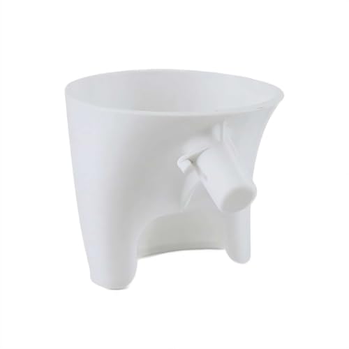 Mehltrichter für Küchenmischer, Kunststoff, Mehltrichter, Standmixer-Aufsatz, für Küche, Kippkopf-Standmixer mit Eierflüssigkeit und beidemMehl, einfaches Ausgießen, wiederverwendbar (Weiß) von Generic