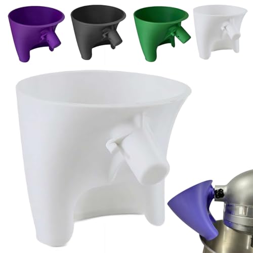 Mehltrichter für Mixer – Standmixer-Aufsatz, kompatibel mit Artisan Ksm150 5 Quart Kippkopf, Kunststoff-Mehltrichter zum geführten Ausgießen von Mehl und Flüssigkeiten, verhindert Verschütten und von Generic
