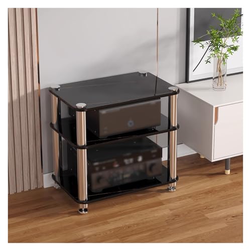 Mehrschichtig Schlafzimmer ProjektorstäNder Plattenständer, Player-Ständer, 1, 2, 3, 4 Ebenen, Kleiner Stereoschrank, Medienständer, Wohnzimmer, TV-Video-Rack, Komponententurm, Eck-Entertain Mehrschichtig Schlafzimmer ProjektorstäNder Plattenständer, Player-Ständer, 1, 2, 3, 4 Ebenen, Kleiner Stereoschrank, Medienständer, Wohnzimmer, TV-Video-Rack, Komponententurm, Eck-Entertain von Generic