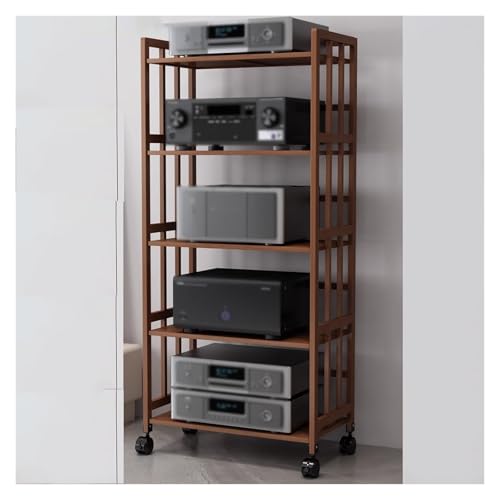Mehrschichtig Schlafzimmer ProjektorstäNder Plattenständer, Player-Ständer, 2/3/4/5-stufiges AV-Medienständer-Rack-Regal, Büro-Heim-CD-Plattenspieler-Stereo-Receiver-Schrank-Komponenten-Aufb von Generic
