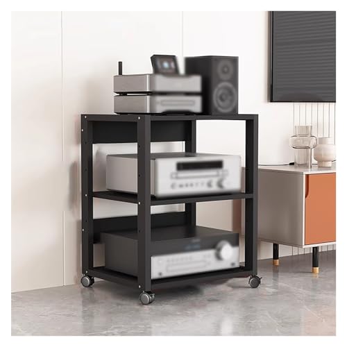 Mehrschichtig Schlafzimmer ProjektorstäNder Plattenständer, Player-Ständer, 3/4-stufiges Videokomponenten-Rack, Eckregal, Medienständer, Stereo-Receiver-Schrank, CD-Player-Aufbewahrungseinhe Mehrschichtig Schlafzimmer ProjektorstäNder Plattenständer, Player-Ständer, 3/4-stufiges Videokomponenten-Rack, Eckregal, Medienständer, Stereo-Receiver-Schrank, CD-Player-Aufbewahrungseinhe von Generic