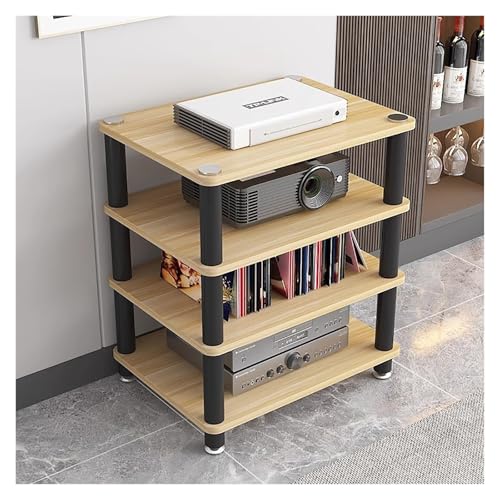 Mehrschichtig Schlafzimmer ProjektorstäNder Plattenständer, Player-Ständer, 4-stufig, robust, Video-Medienständer, Schrank, Stereo-Komponentenregal, Möbel, Spielkonsolen, Geräte, Unterhaltun Mehrschichtig Schlafzimmer ProjektorstäNder Plattenständer, Player-Ständer, 4-stufig, robust, Video-Medienständer, Schrank, Stereo-Komponentenregal, Möbel, Spielkonsolen, Geräte, Unterhaltun von Generic