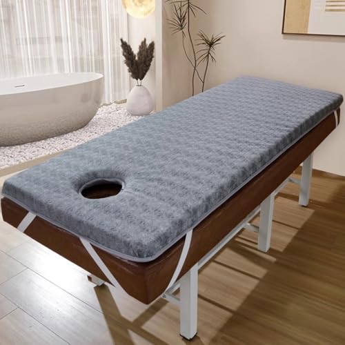 Memory Foam-Matratzenauflage Für Massagebetten Mit Loch, Spa-Massagetischauflage Und Gesichtsauflage, Massagebehandlungsliege Mit Kopfstütze Und Elastischen Bändern, 5 cm Dickes, Rutschfestes Wimpernb Memory Foam-Matratzenauflage Für Massagebetten Mit Loch, Spa-Massagetischauflage Und Gesichtsauflage, Massagebehandlungsliege Mit Kopfstütze Und Elastischen Bändern, 5 cm Dickes, Rutschfestes Wimpernb von Generic