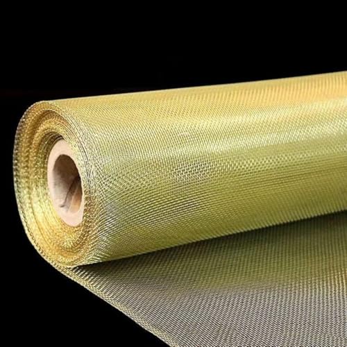 Mesh & Drahtgewebe Messing Kupfer Mesh, Kupfersieb Für Messingfilter, Yellow, 1x12m von Generic