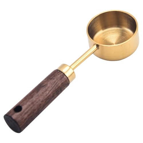Messlöffel | Genauer Milchpulverschaufel | Vintage Esslöffel Messschaufel | Holzgriff Esslöffel | Vintage Schaufel 15ml Multifunktionaler Messlöffel für Haushalt von Generic