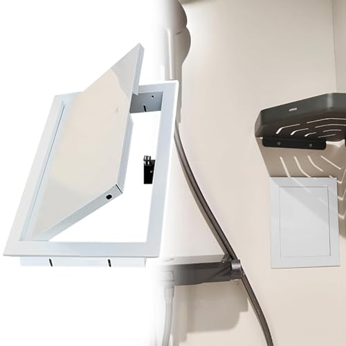 Metal Door Plumbing Maintenance Flap For Drywall/Wall, Metal Access Panel Push To Open Touch Latch Ceiling Cover Plate Wall Ceiling Service Hole Cover(15x15cm(6x6in)) von Generic