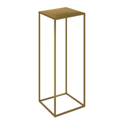 Metall Blumenständer Ständer für Blumentopf Modernes Loft Industriell Plant Stand (Gold) von Generic