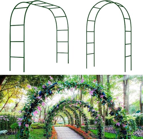 Metall Gartenbogen, Hochzeitsbögen Für Zeremonie, Grüne Gartenlaube Im Freien Hochzeitsbögen Laube, Bogenrahmen, Weiße Indoor-gartenbögen Für Hochzeitsfeier Und Gärten, Green, 2.8x2.2m Metall Gartenbogen, Hochzeitsbögen Für Zeremonie, Grüne Gartenlaube Im Freien Hochzeitsbögen Laube, Bogenrahmen, Weiße Indoor-gartenbögen Für Hochzeitsfeier Und Gärten, Green, 2.8x2.2m von Generic