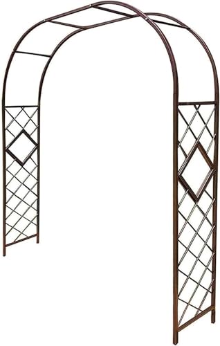 Metall Gartenbogen Gartenbogen Gartenlaube Rose Torbogen, Hochzeitsbögen Verzinktes Spalier Rose Aid Extra Breiter Gartenbogen Für Hochzeit Kletterpflanze, Bronze, W1.8xH2.3m Metall Gartenbogen Gartenbogen Gartenlaube Rose Torbogen, Hochzeitsbögen Verzinktes Spalier Rose Aid Extra Breiter Gartenbogen Für Hochzeit Kletterpflanze, Bronze, W1.8xH2.3m von Generic