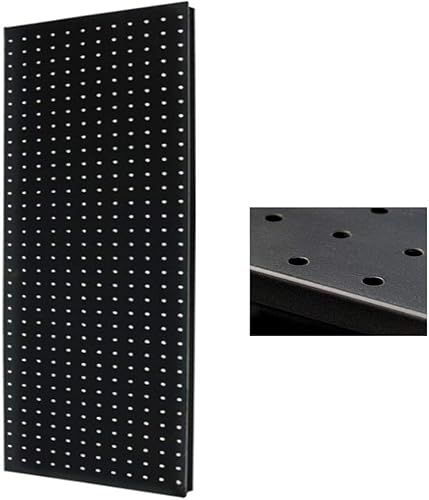 Metall Pegboard Panel Garage, Peg-Board Und Regal Werkzeug Organizer, Wandmontierter Pegboard Organizer, DIY Garage Lagerung Wandhalterungssystem, Craft Organizer, Black von Generic