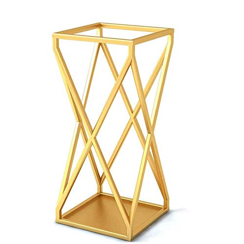 Metall Regenschirm Ständer Halter für Haushalt Freistehende Rack für Regenschirm und Gehstock/Hocker 58cm Höhe Dekorative Flur Möbel von Generic