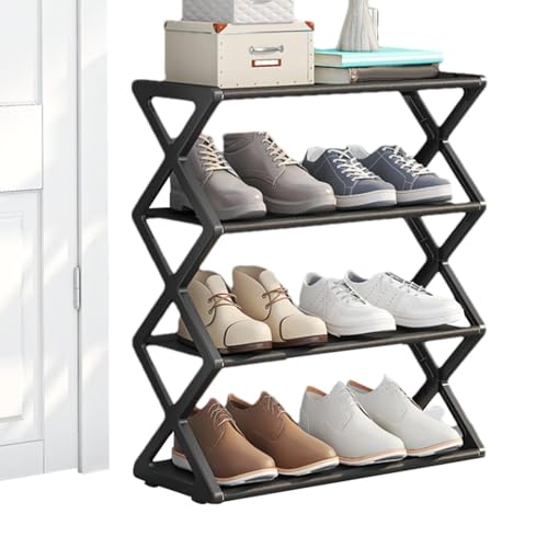 Metall- – Schnäppchenhaus, holziges , schöner großer Schuhständer, große Aufbewahrungsregale mit Feststellrädern, Aufbewahrungs-Organizer, Schuhständer, für Garage, Schrank Metall- – Schnäppchenhaus, holziges , schöner großer Schuhständer, große Aufbewahrungsregale mit Feststellrädern, Aufbewahrungs-Organizer, Schuhständer, für Garage, Schrank von Generic