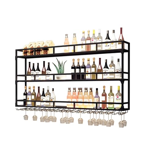 Metall Weinflasche und Glashalter Schwimmende Wand Weinregale Wandmontierte Weinregale Hängendes Weinregal Wandregal Weinflasche Wandregal Weinküche Lagerung Moderne große Kapazität Metall Weinflasche und Glashalter Schwimmende Wand Weinregale Wandmontierte Weinregale Hängendes Weinregal Wandregal Weinflasche Wandregal Weinküche Lagerung Moderne große Kapazität von Generic