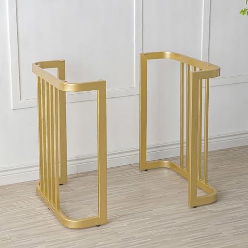 Metalltisch Schreibtischbeine 28 Zoll Set, DIY Eisen Möbelbeine, Esstisch Beine Stahl Möbelbeine, Heavy Duty Industrial Esstisch Schreibtischbein, Beine für Schreibtisch, Mit Einstellfüßen P von Generic