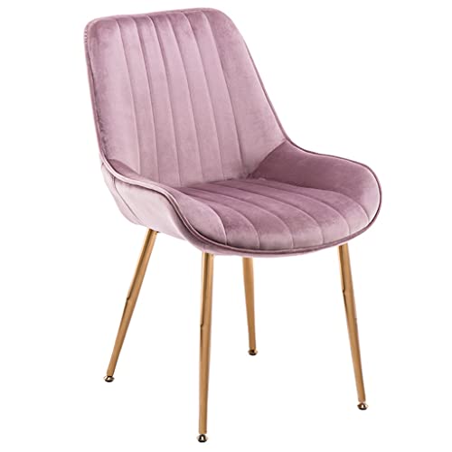 Mid Century Modern Esszimmerstühle, Samt gepolsterte Akzentstühle fürs Büro, Küchen-Seitenstühle fürs Esszimmer, mit denen Metallbeinen, für den Empfangsraum von Generic
