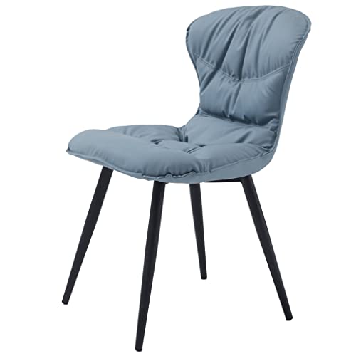 Mid Century Modern Esszimmerstühle Gepolsterte Küchen-Esszimmerstühle mit Metallbeinen Akzentstuhl Moderne Leder-Seitenstühle mit weicher Rückenlehne für Esszimmer und Wohnzimmer Mid Century Modern Esszimmerstühle Gepolsterte Küchen-Esszimmerstühle mit Metallbeinen Akzentstuhl Moderne Leder-Seitenstühle mit weicher Rückenlehne für Esszimmer und Wohnzimmer von Generic
