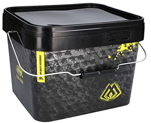 Mikado 10L Square Bait Bucket Eimer Futtereimer mit Deckel Angeleimer Ködereimer Mikado 10L Square Bait Bucket Eimer Futtereimer mit Deckel Angeleimer Ködereimer von Mikado