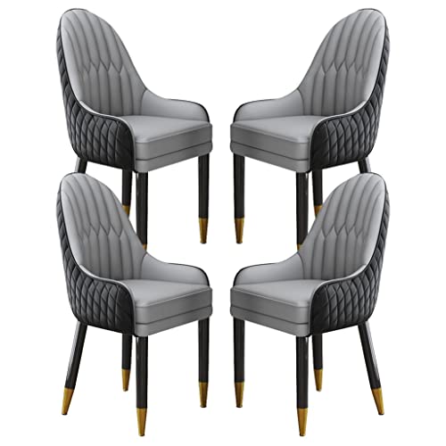 Mikrofaser-Leder-Küchen-Esszimmerstuhl-Set mit 4 Wohnzimmer-Lounge-Thekenstühlen Schlafzimmer-Zimmer-Balkon-Sofa-Stuhl ivholzbeine Mikrofaser-Leder-Küchen-Esszimmerstuhl-Set mit 4 Wohnzimmer-Lounge-Thekenstühlen Schlafzimmer-Zimmer-Balkon-Sofa-Stuhl ivholzbeine von Generic