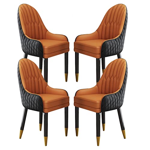 Mikrofaser-Leder-Küchen-Esszimmerstuhl-Set mit 4 Wohnzimmer-Lounge-Thekenstühlen Schlafzimmer-Zimmer-Balkon-Sofa-Stuhl ivholzbeine Mikrofaser-Leder-Küchen-Esszimmerstuhl-Set mit 4 Wohnzimmer-Lounge-Thekenstühlen Schlafzimmer-Zimmer-Balkon-Sofa-Stuhl ivholzbeine von Generic