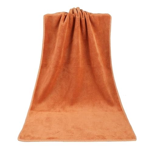 Mikrofaser Schönheitssalon Badetuch glatt Erwachsene großes Handtuch 70 * 140 super dick von Generic