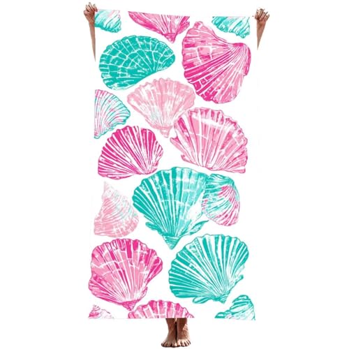 Mikrofaser handtuch groß (Farbe) strandtuch Mikrofaser 90 x 180 cm mit Wasserdicht Tasche, Schnell Trocknendes, Weiches, Leichtes,Pflegeleicht,Sandfreies Strandhandtuch für Strand Reise (Hülse) Z-972T von Generic