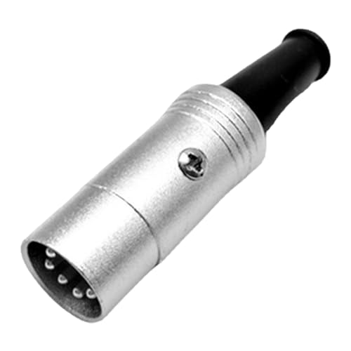 Mikrofonbuchse: 5-poliger Stecker, Pin-Lötstecker, männlicher und weiblicher Kabelanschluss | Mikrofon mit 5-poligem DIN-Anschluss, Übertragungsverbindungswerkzeug Mikrofonbuchse: 5-poliger Stecker, Pin-Lötstecker, männlicher und weiblicher Kabelanschluss | Mikrofon mit 5-poligem DIN-Anschluss, Übertragungsverbindungswerkzeug von Generic