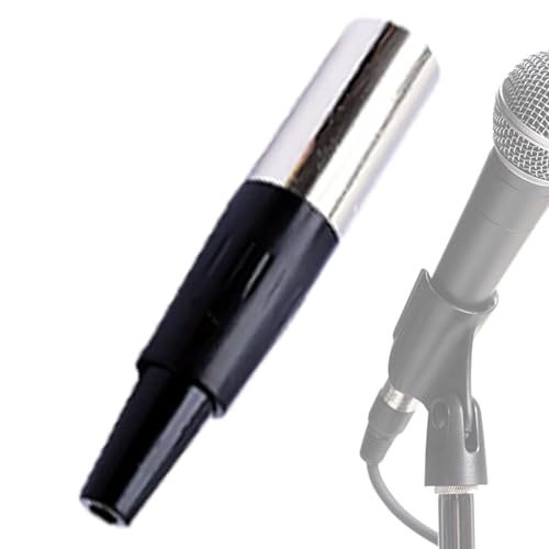Mikrofonstecker -Adapter - 3 Pin Mini -Stecker, stabiler Audio -Sockel, Kompaktkabelend x-lr Design | Professioneller Mikrofonanschluss für die Reparatur von Stage Studio Mixer Sound -Aufnahmegerät von Generic