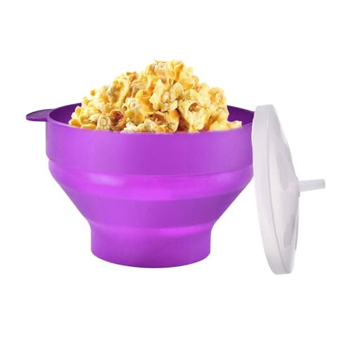 Mikrowelle Popcorn Popper - Faltbare Popcorn Mikrowelle Popper Mikrowelle Popcorn Schüssel, Popcorn Maker Mikrowelle Schüssel, Wiederverwendbare Popcorn Mikrowelle Schüssel Popcorn Schüssel mit Deckel Mikrowelle Popcorn Popper - Faltbare Popcorn Mikrowelle Popper Mikrowelle Popcorn Schüssel, Popcorn Maker Mikrowelle Schüssel, Wiederverwendbare Popcorn Mikrowelle Schüssel Popcorn Schüssel mit Deckel von Generic