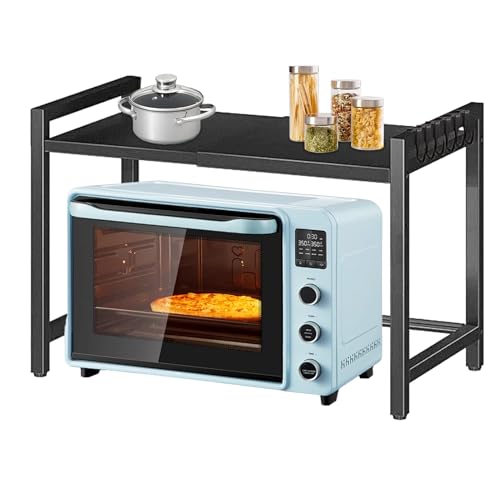 Mikrowellenregal – erweiterbares Küchenregal aus Stahl, schwerer Organizer mit platzsparendem | Halterung für mehrstufige Arbeitsplatten, Rahmenhalterung für Backofen, Haushaltsgeräte Mikrowellenregal – erweiterbares Küchenregal aus Stahl, schwerer Organizer mit platzsparendem | Halterung für mehrstufige Arbeitsplatten, Rahmenhalterung für Backofen, Haushaltsgeräte von Generic