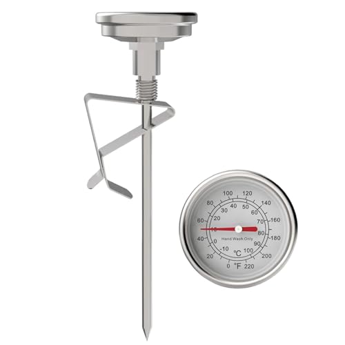 Milchaufschäumer Temperaturmesser - Professionelle Milchschäumung, Temperaturregelung | Digitales Milchthermomometer, Kaffeeaufschäumer, leicht ablesbare Milchtemperaturanzeige, perfekte Milchaufschäumer Temperaturmesser - Professionelle Milchschäumung, Temperaturregelung | Digitales Milchthermomometer, Kaffeeaufschäumer, leicht ablesbare Milchtemperaturanzeige, perfekte von Generic