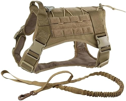 Militärisches Taktisches Hundegeschirr Leinenset Verstellbares Hundegeschirr Service Hundegeschirr Militär Haustierweste Outdoor Hundetraining Camping Wandergeschirr, Brown Harness Leash, M Militärisches Taktisches Hundegeschirr Leinenset Verstellbares Hundegeschirr Service Hundegeschirr Militär Haustierweste Outdoor Hundetraining Camping Wandergeschirr, Brown Harness Leash, M von Generic