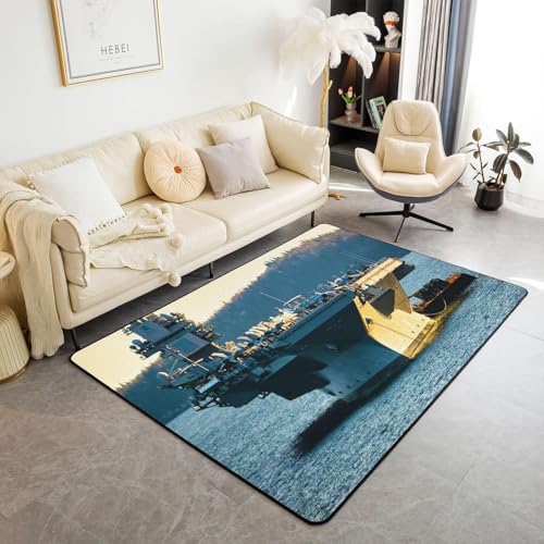 Militärmuster Restaurantteppich Aus Dem 3D-Drucker 140 X 200 Cm - Rutschfester Bodenmatten-Teppich Für Innentüren - Weicher Griff - Polyesterfaser - Leicht Zu Reinigen - Geeignet Für Küc -506865470363 von Generic