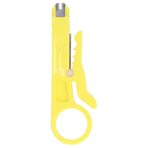 Mini Draht Stripper Professional Precision Punch Down Tool für Telefonleitungen Cat5 Cat6 Kabel Abs Metallklinge Compact Leichtgewicht von Generic