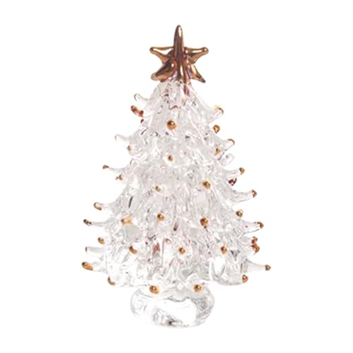Miniatur-Weihnachtsbaum, Weihnachtsbaum, aus Glas, Tischdekoration für Büro, Haus, Innenbereich, Tisch, Wohnzimmer, Kamin, Schlafzimmer Miniatur-Weihnachtsbaum, Weihnachtsbaum, aus Glas, Tischdekoration für Büro, Haus, Innenbereich, Tisch, Wohnzimmer, Kamin, Schlafzimmer von Generic