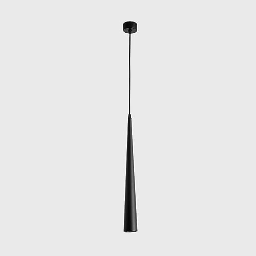 Minimalistische Höhenverstellbare Kücheninsel Hängelampe Aluminium Lange Rohr Pendelleuchte Schwarzer Kegel Led Einfachheit Kronleuchter Bar Theke Zylindrische Leuchte, Warm Light Minimalistische Höhenverstellbare Kücheninsel Hängelampe Aluminium Lange Rohr Pendelleuchte Schwarzer Kegel Led Einfachheit Kronleuchter Bar Theke Zylindrische Leuchte, Warm Light von Generic