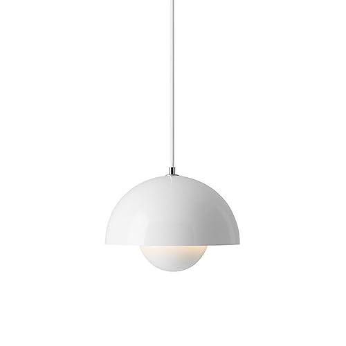 Minimalistischer Stil, E27Pendelleuchte mit einem Kopf, halbrunde Metallleuchten in Blütenknospenform, Hängelampe am Bett im Esszimmer oder Schlafzimmer. von Generic
