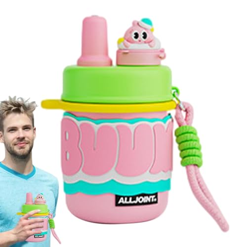 Mit Keramik ausgekleideter Thermobecher, Mit Keramik ausgekleidete Wasserflasche - 420 ml isolierte Sportwasserflasche mit Keramikeinsatz,Halten Sie den Wasserbecher mit großem Fassungsvermögen für de von Generic