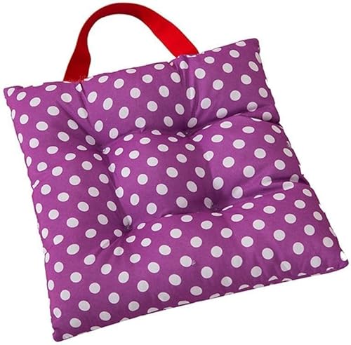 Mode Dots Candy Farben Kinder Sitzkissen Esszimmer Garten Kindergarten Kinder Stuhl Kissen, Purple, 27x27cm Mode Dots Candy Farben Kinder Sitzkissen Esszimmer Garten Kindergarten Kinder Stuhl Kissen, Purple, 27x27cm von Generic