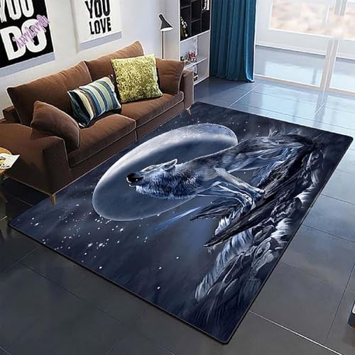 Modern Innen Fußmatte 120 X 160 cm Wildes Tier Wolf,Kurzflor Teppiche rutschfest Er Badematte,Für Badezimmer Küche Schlafzimmer Einganglsbereich -97011690265 Modern Innen Fußmatte 120 X 160 cm Wildes Tier Wolf,Kurzflor Teppiche rutschfest Er Badematte,Für Badezimmer Küche Schlafzimmer Einganglsbereich -97011690265 von Generic