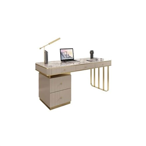 Modern Luxury High-End Desk for Office & Home Minimalist Study Table with Chairs 160x60x74CM White Simple Computer Workstation Elegant Writing Desk. Modern Luxury High-End Desk for Office & Home Minimalist Study Table with Chairs 160x60x74CM White Simple Computer Workstation Elegant Writing Desk. von Generic