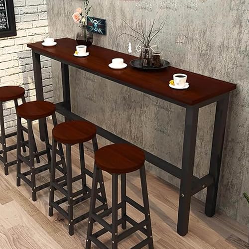 Modern Rectangle Console Table - Counter Height Dining & Coffee Table 47.2" L x 15.7" W x 39.4" H Stylish & Versatile for Living Room & Kitchen von Generic