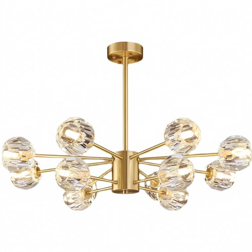 Modern aus Messing und Gold, mit G9-Fassung, für Schlafzimmer, Wohnzimmer, Büro, Treppe, Esszimmer/12 Lichter/A Modern aus Messing und Gold, mit G9-Fassung, für Schlafzimmer, Wohnzimmer, Büro, Treppe, Esszimmer/12 Lichter/A von Generic
