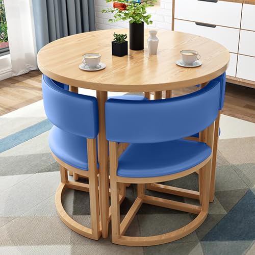Moderne Blaue Freizeit Tisch und Stuhl Set für Lounge und Wohnzimmer Büro Empfang Verhandlung Kleine Konferenz Platzsparende Möbel Moderne Blaue Freizeit Tisch und Stuhl Set für Lounge und Wohnzimmer Büro Empfang Verhandlung Kleine Konferenz Platzsparende Möbel von Generic