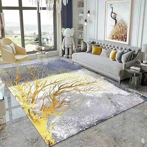 Moderne Boho Kunst Teppiche Weiche rutschfeste Innen Im Freien Wohnzimmer Schlafzimmer Kinder Moderne Heimteppich(Grau,240x340cm) von Generic