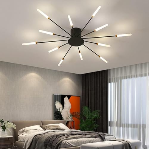 Moderne Deckenleuchte Led Deckenleuchte Feuerwerk Design Kronleuchter Kreativität Schlafzimmer Wohnzimmer Wandleuchte Empfangshalle Büro Kinderzimmer Innenbeleuchtung Dekorativ, Black, 12 Heads Moderne Deckenleuchte Led Deckenleuchte Feuerwerk Design Kronleuchter Kreativität Schlafzimmer Wohnzimmer Wandleuchte Empfangshalle Büro Kinderzimmer Innenbeleuchtung Dekorativ, Black, 12 Heads von Generic