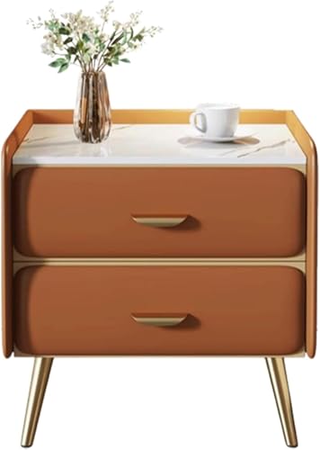 Moderne Endtisch Nachttische Kiefern Nachttisch Schrank Mikrofaser Leder Endtisch Installationsfreier Beistelltisch modern von Generic