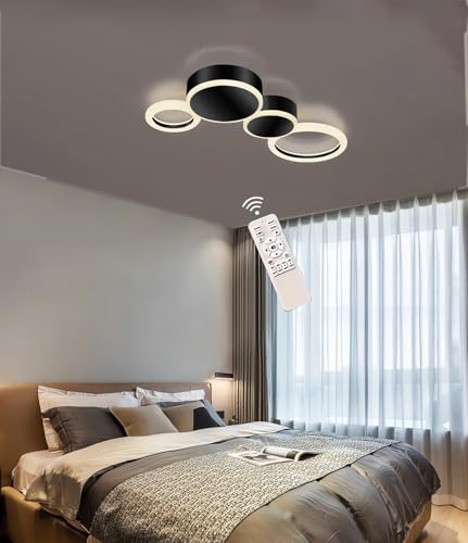 Moderne Innenbeleuchtung LED Deckenlampe Dimmbar Wohnzimmer Deckenleuchte Wohnzimmerlampe mit Fernbedienung Schlafzimmer Deckenleuchten Schlafzimmerleuchten Esszimmer Arbeitszimmer Moderne Innenbeleuchtung LED Deckenlampe Dimmbar Wohnzimmer Deckenleuchte Wohnzimmerlampe mit Fernbedienung Schlafzimmer Deckenleuchten Schlafzimmerleuchten Esszimmer Arbeitszimmer von Generic