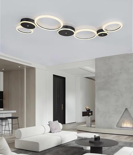 Moderne Innenbeleuchtung LED Deckenlampe Dimmbar Wohnzimmer Deckenleuchte Wohnzimmerlampe mit Fernbedienung Schlafzimmer Deckenleuchten Schlafzimmerleuchten Esszimmer Arbeitszimmer Moderne Innenbeleuchtung LED Deckenlampe Dimmbar Wohnzimmer Deckenleuchte Wohnzimmerlampe mit Fernbedienung Schlafzimmer Deckenleuchten Schlafzimmerleuchten Esszimmer Arbeitszimmer von Generic